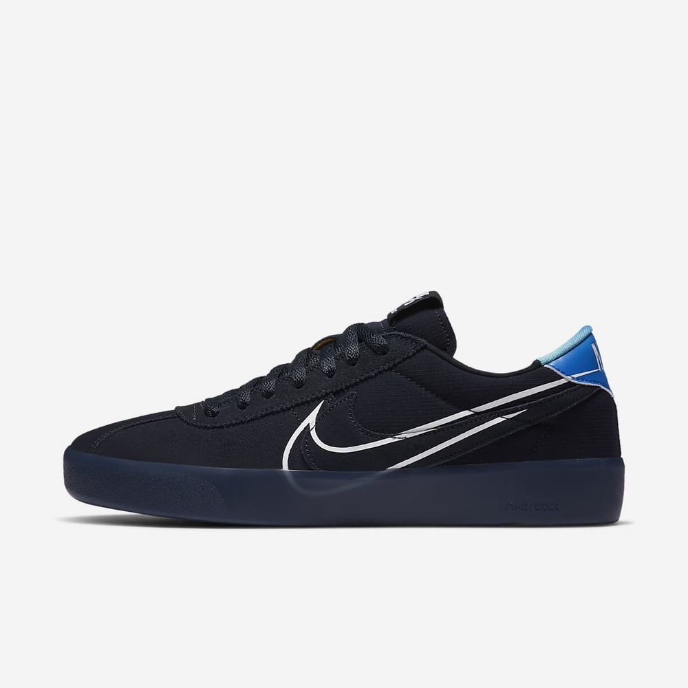 Chaussure De Skate Nike SB Bruin React T Bleu Marine 5793-820 Dark Obsidian/Hyper Jade/Electro Green/White Homme | YVP-13307818